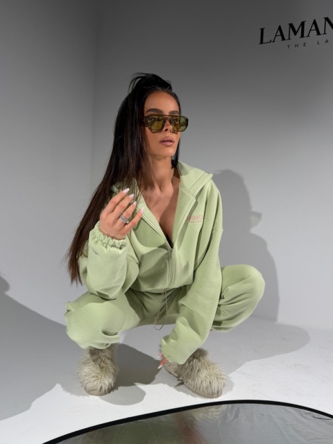 Bluza Lamanuel  FOODIE matcha – butik NUVELL PREMIUM.