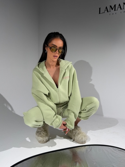Bluza Lamanuel  FOODIE matcha – butik NUVELL PREMIUM.