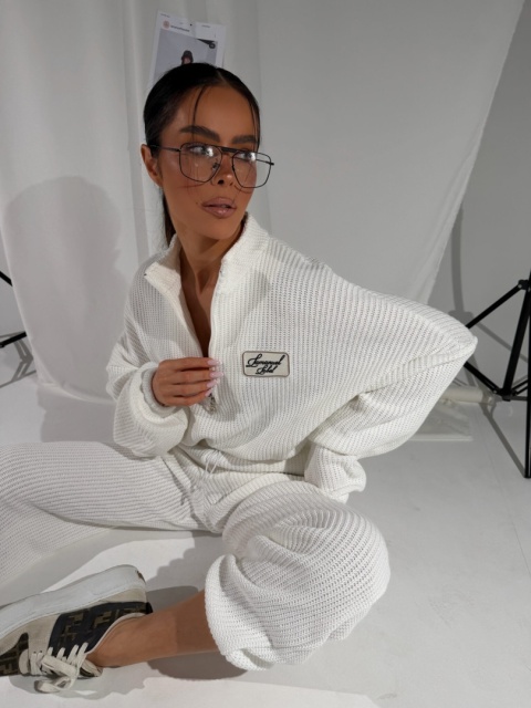 Bluza limitowana Lamanuel  SPLIT ECRU – butik NUVELL PREMIUM