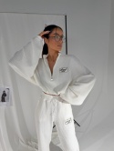 Bluza limitowana Lamanuel  SPLIT ECRU – butik NUVELL PREMIUM