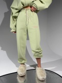 Spodnie dresowe Lamanuel  FOODIE matcha – butik NUVELL PREMIUM.