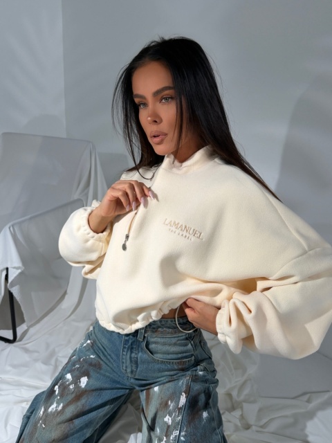 Bluza LAMANUEL WARM UP milk | NUVELL PREMIUM